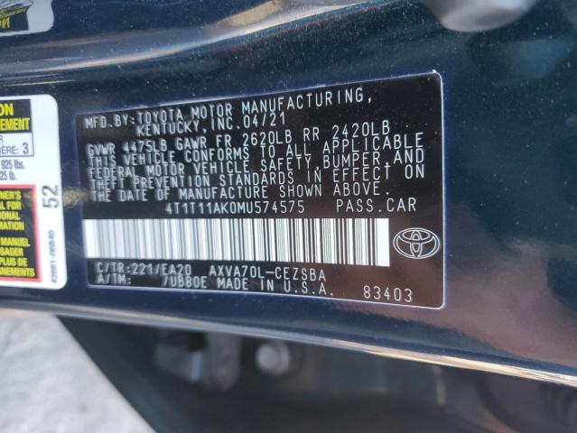 Photo 9 VIN: 4T1T11AK0MU574575 - TOYOTA CAMRY SE 