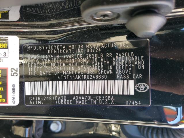 Photo 11 VIN: 4T1T11AK1RU248680 - TOYOTA CAMRY SE N 