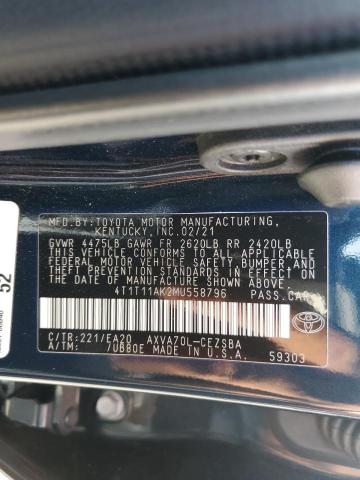 Photo 11 VIN: 4T1T11AK2MU558796 - TOYOTA CAMRY SE 