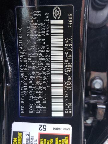 Photo 12 VIN: 4T1T11AK2RU921847 - TOYOTA CAMRY SE N 