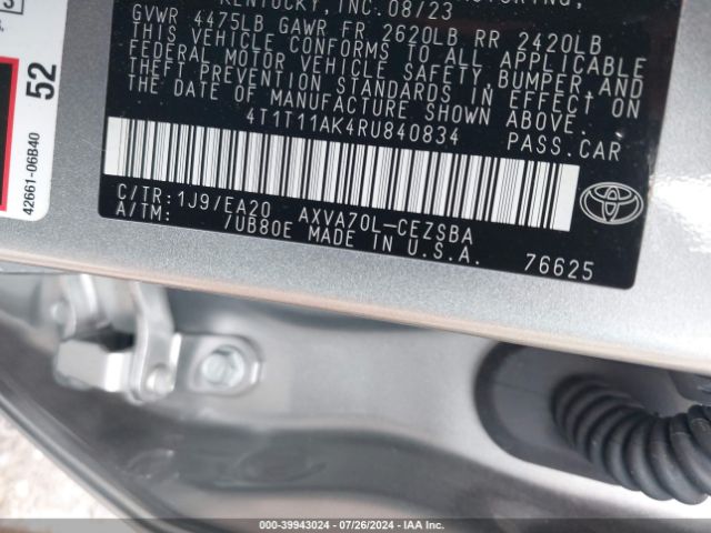 Photo 8 VIN: 4T1T11AK4RU840834 - TOYOTA CAMRY 