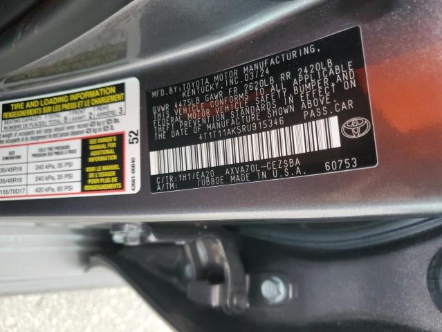 Photo 11 VIN: 4T1T11AK5RU915346 - TOYOTA CAMRY SE N 