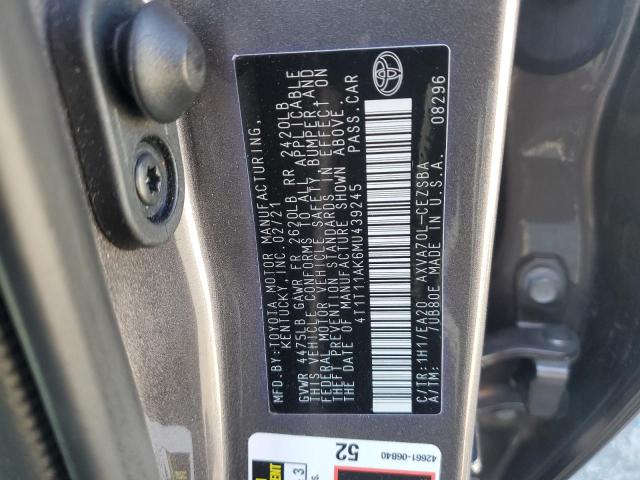 Photo 11 VIN: 4T1T11AK6MU439245 - TOYOTA CAMRY SE 