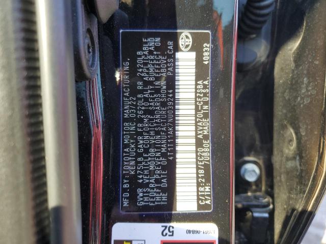 Photo 11 VIN: 4T1T11AK7NU039244 - TOYOTA CAMRY SE 