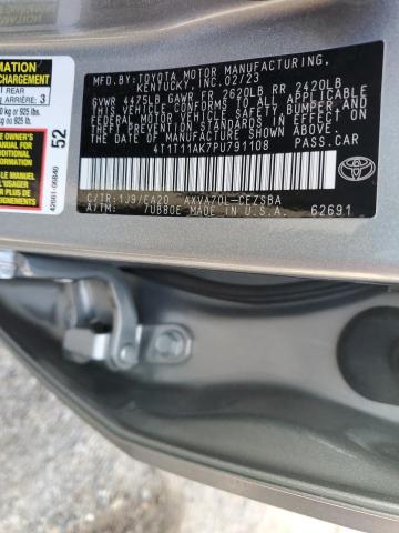 Photo 12 VIN: 4T1T11AK7PU791108 - TOYOTA CAMRY 