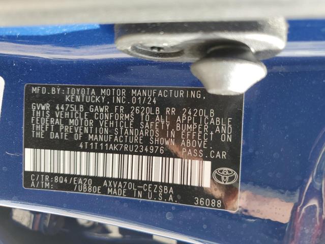 Photo 12 VIN: 4T1T11AK7RU234976 - TOYOTA CAMRY SE N 