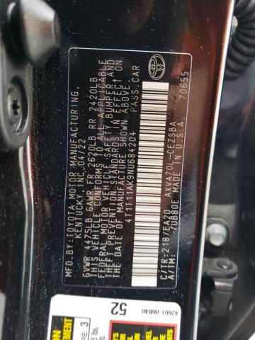 Photo 11 VIN: 4T1T11AK9NU684204 - TOYOTA CAMRY SE 