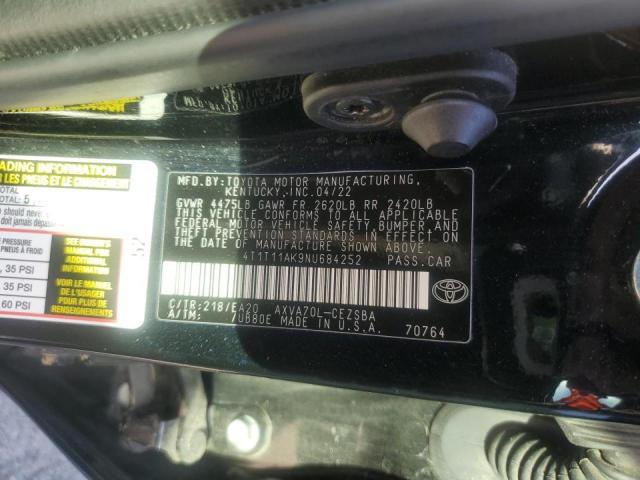 Photo 11 VIN: 4T1T11AK9NU684252 - TOYOTA CAMRY SE 