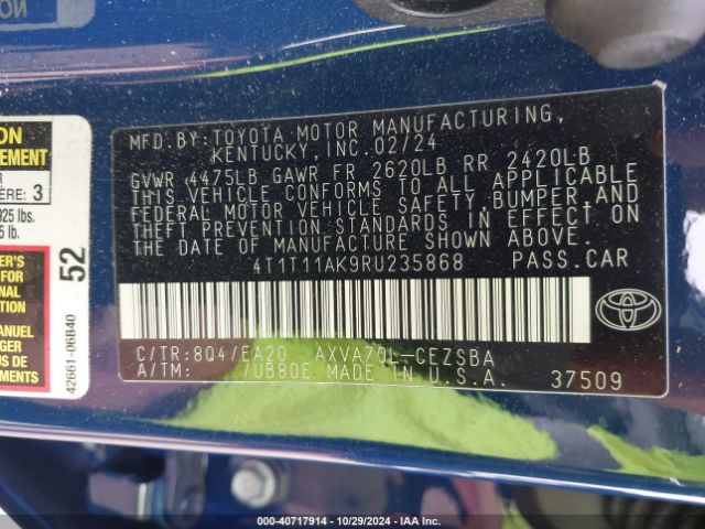 Photo 8 VIN: 4T1T11AK9RU235868 - TOYOTA CAMRY 