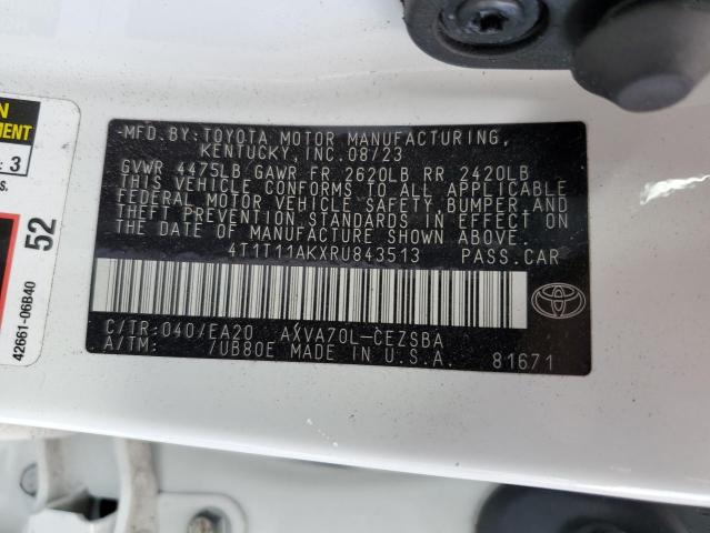 Photo 12 VIN: 4T1T11AKXRU843513 - TOYOTA CAMRY SE N 