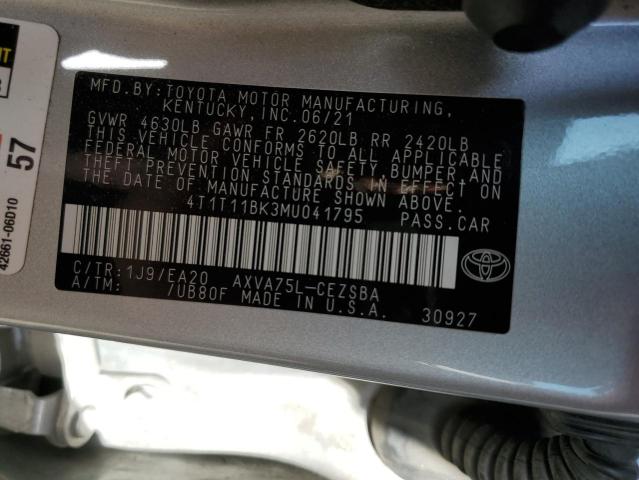 Photo 11 VIN: 4T1T11BK3MU041795 - TOYOTA CAMRY 