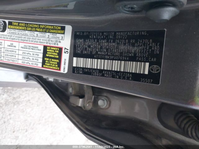 Photo 8 VIN: 4T1T11BK9PU076944 - TOYOTA CAMRY 