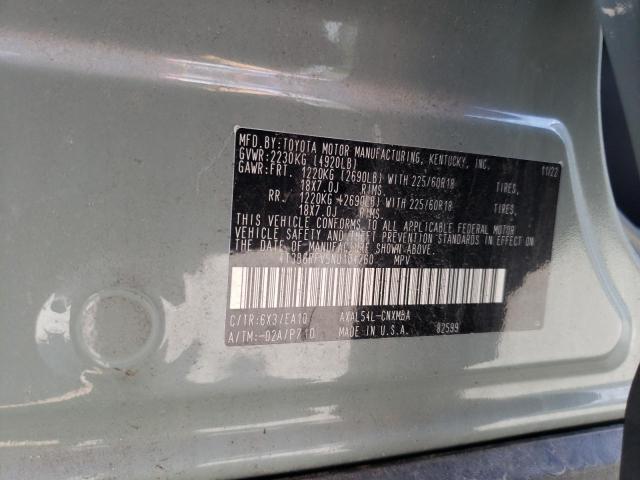 Photo 11 VIN: 4T3B6RFV5NU104260 - TOYOTA RAV4 XLE P 