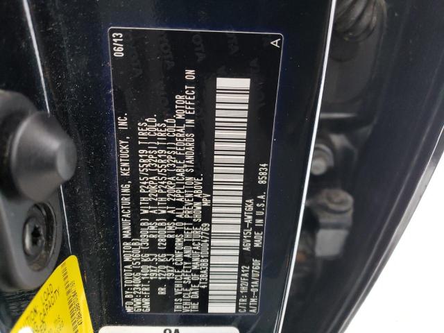 Photo 11 VIN: 4T3BA3BB1DU047769 - TOYOTA VENZA LE 