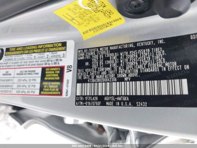 Photo 8 VIN: 4T3BA3BB2DU042306 - TOYOTA VENZA 