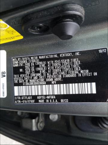 Photo 9 VIN: 4T3BA3BB3DU038068 - TOYOTA VENZA LE 