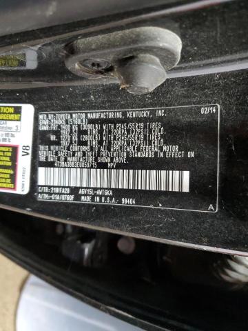 Photo 12 VIN: 4T3BA3BB3EU059715 - TOYOTA VENZA LE 