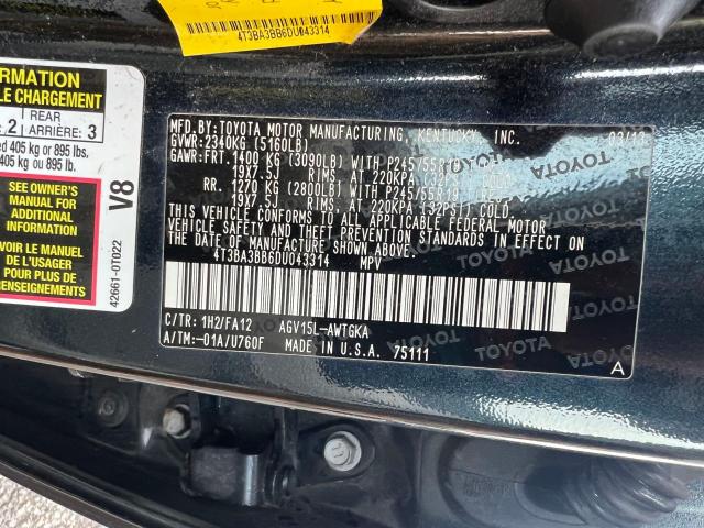 Photo 9 VIN: 4T3BA3BB6DU043314 - TOYOTA VENZA 