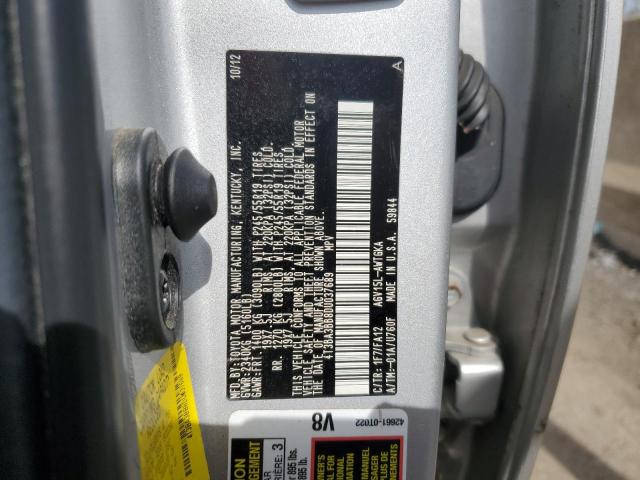 Photo 12 VIN: 4T3BA3BB8DU037689 - TOYOTA VENZA LE 