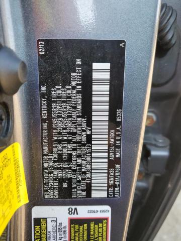 Photo 12 VIN: 4T3BA3BB9DU041573 - TOYOTA VENZA LE 