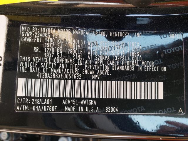 Photo 9 VIN: 4T3BA3BBXEU051692 - TOYOTA VENZA LE 