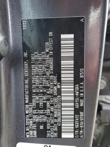 Photo 12 VIN: 4T3BA3BBXEU057329 - TOYOTA VENZA LE 