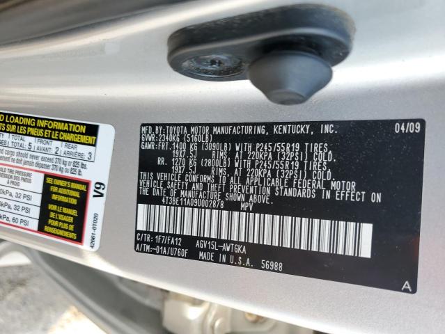 Photo 11 VIN: 4T3BE11A09U002878 - TOYOTA VENZA 