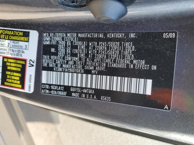 Photo 13 VIN: 4T3BK11A19U010836 - TOYOTA VENZA 