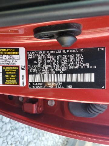 Photo 11 VIN: 4T3BK11A79U016544 - TOYOTA VENZA 