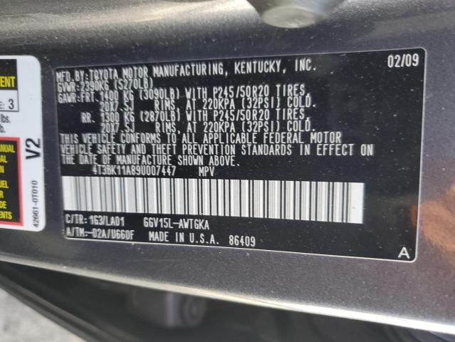 Photo 13 VIN: 4T3BK11A89U007447 - TOYOTA VENZA 