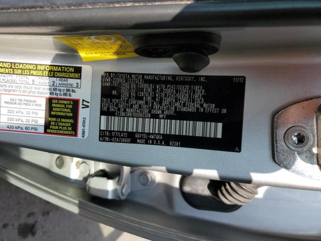 Photo 12 VIN: 4T3BK3BB1DU082308 - TOYOTA VENZA LE 