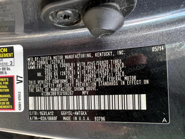 Photo 9 VIN: 4T3BK3BB1EU106267 - TOYOTA VENZA LE 