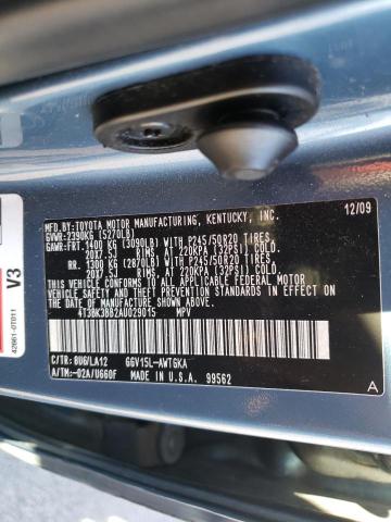 Photo 9 VIN: 4T3BK3BB2AU029015 - TOYOTA VENZA 