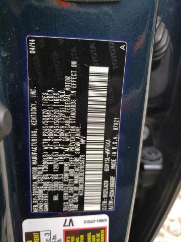 Photo 12 VIN: 4T3BK3BB3EU105878 - TOYOTA VENZA LE 