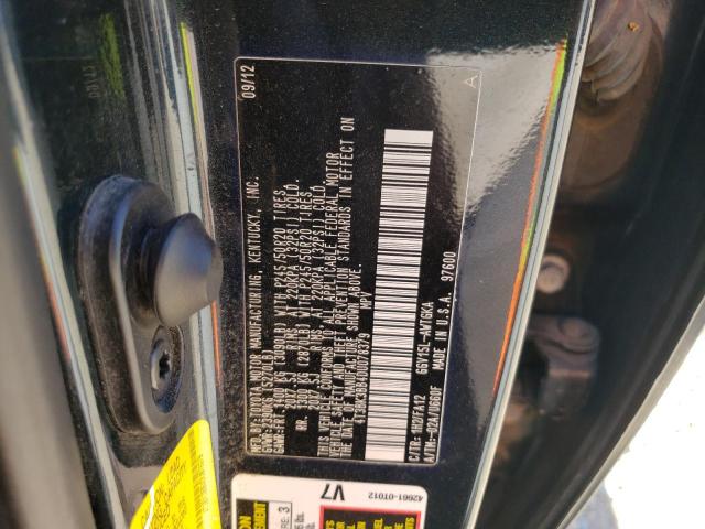 Photo 12 VIN: 4T3BK3BB4DU078379 - TOYOTA VENZA LE 