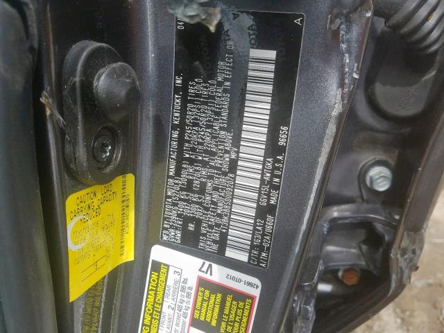 Photo 9 VIN: 4T3BK3BB5DU092078 - TOYOTA VENZA LE 