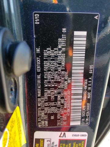 Photo 12 VIN: 4T3BK3BB6DU085981 - TOYOTA VENZA 