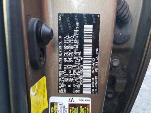 Photo 9 VIN: 4T3BK3BB8DU093628 - TOYOTA VENZA LE 