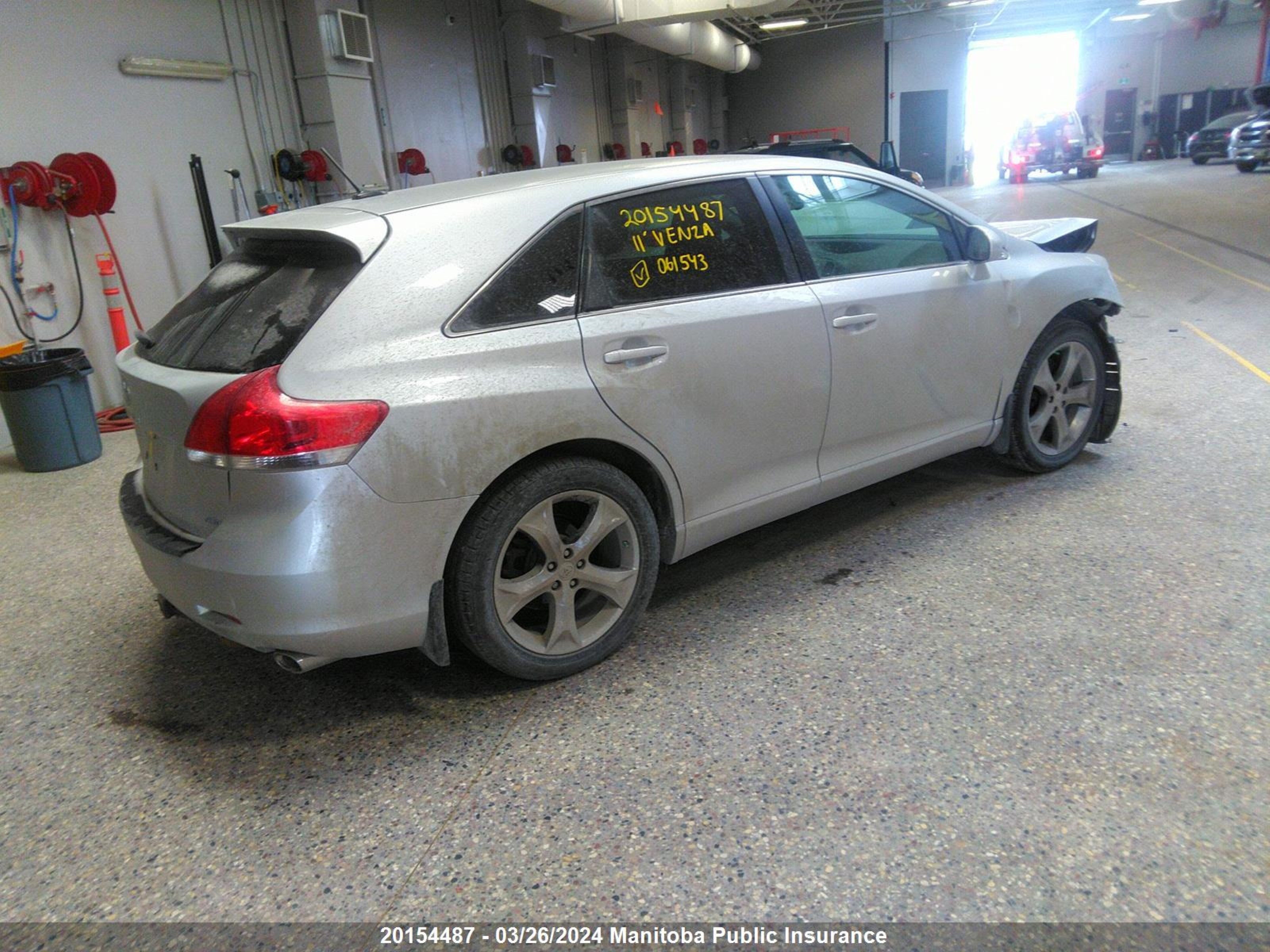 Photo 3 VIN: 4T3BK3BB9BU061543 - TOYOTA VENZA 