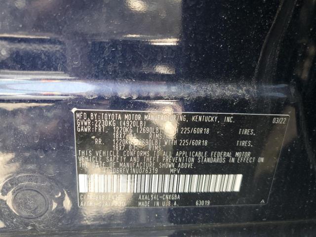 Photo 12 VIN: 4T3D6RFV1NU076319 - TOYOTA RAV4 LIMIT 