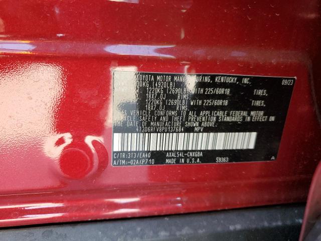 Photo 12 VIN: 4T3D6RFV8PU137684 - TOYOTA RAV4 LIMIT 