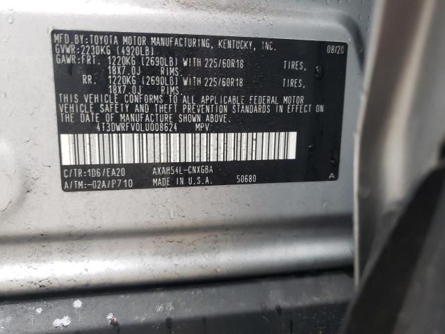 Photo 12 VIN: 4T3DWRFV0LU008624 - TOYOTA RAV4 LIMIT 