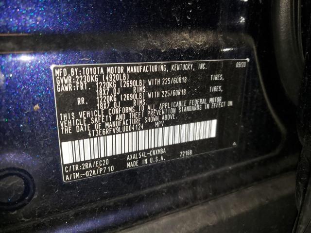 Photo 9 VIN: 4T3E6RFV9LU004124 - TOYOTA RAV4 XSE 