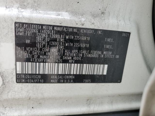 Photo 12 VIN: 4T3E6RFV9MU039635 - TOYOTA RAV4 