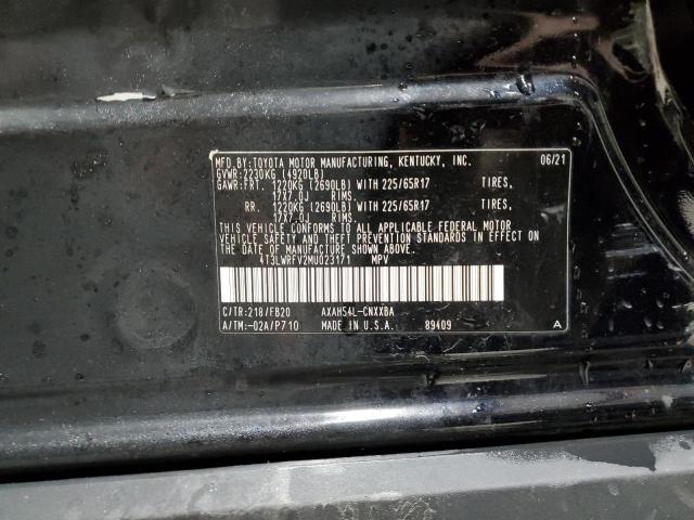 Photo 12 VIN: 4T3LWRFV2MU023171 - TOYOTA RAV4 LE 