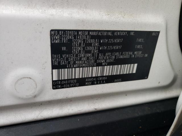 Photo 12 VIN: 4T3LWRFV4MU022510 - TOYOTA RAV4 