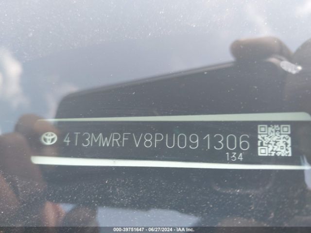 Photo 8 VIN: 4T3MWRFV8PU091306 - TOYOTA RAV4 