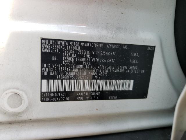 Photo 12 VIN: 4T3R6RFV5LU002615 - TOYOTA RAV4 XLE 