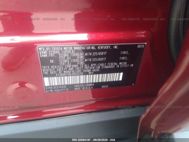 Photo 8 VIN: 4T3R6RFV8LU002558 - TOYOTA RAV4 