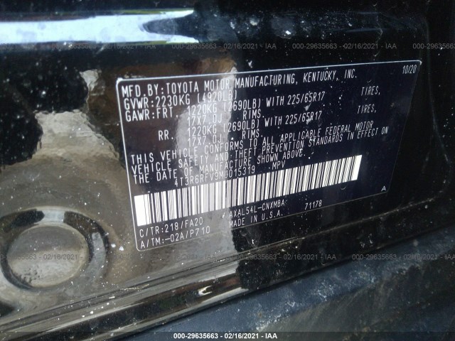 Photo 8 VIN: 4T3R6RFV9MU015319 - TOYOTA RAV4 